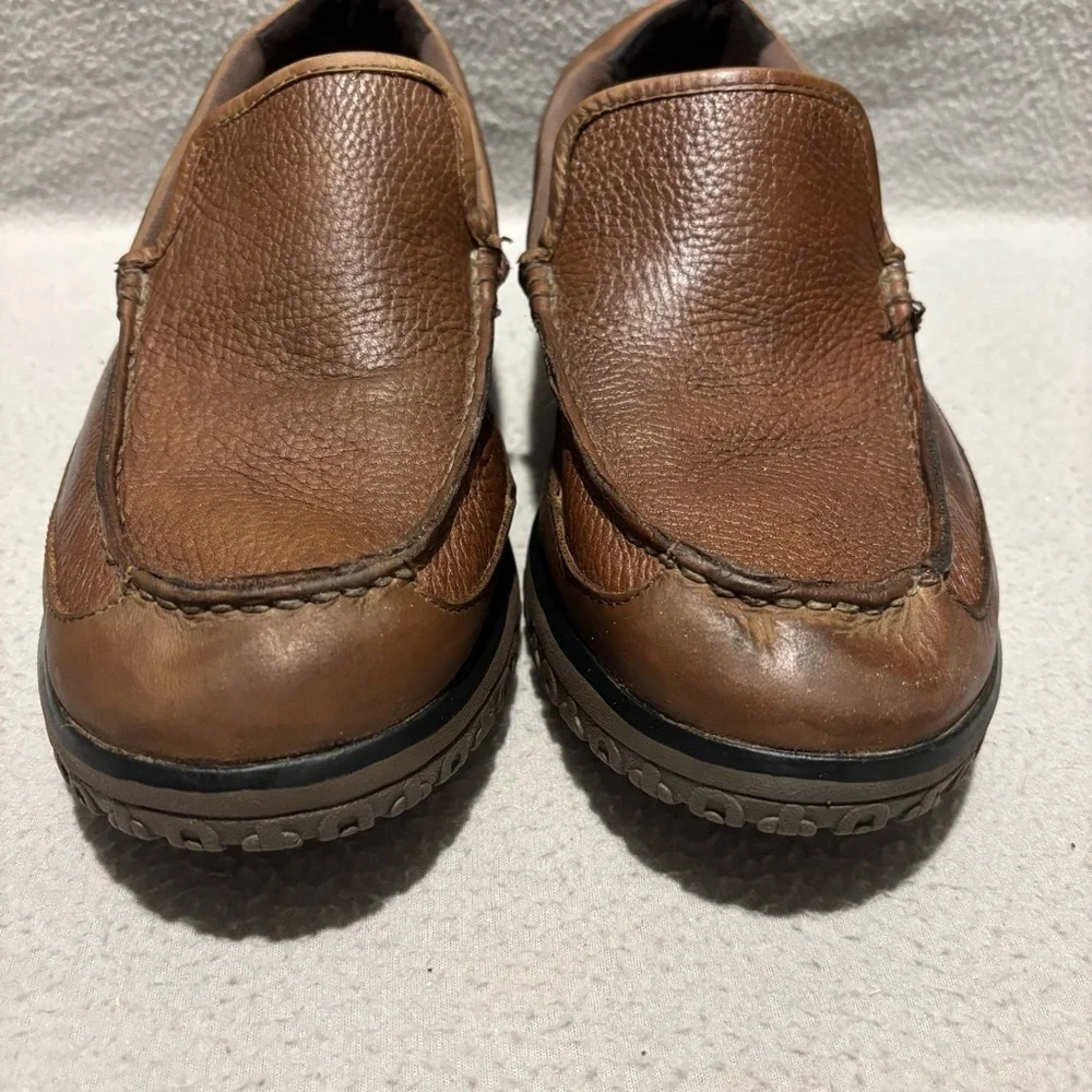 L.L. Bean Brown slip on Men’s Loafers size 10 medium